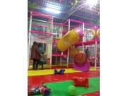 Inside playground equipment