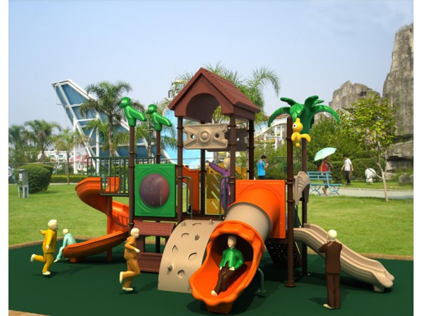 Outdoor play equipment in Brazil