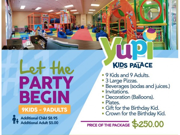 Yupi Kids Palace in CA,USA