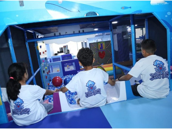 Kids playground in king Nour street Madaba city Jordan -439