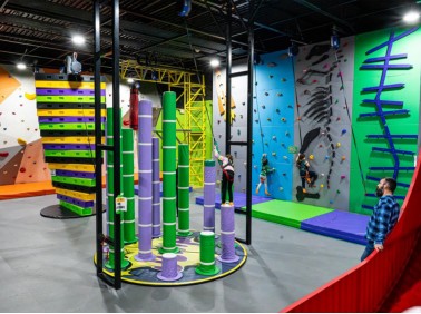 Fun City Trampoline Park in Seekonk MA, USA -4121