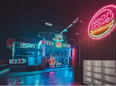 Neon Cove playground in Neosho Missouri 64850, USA