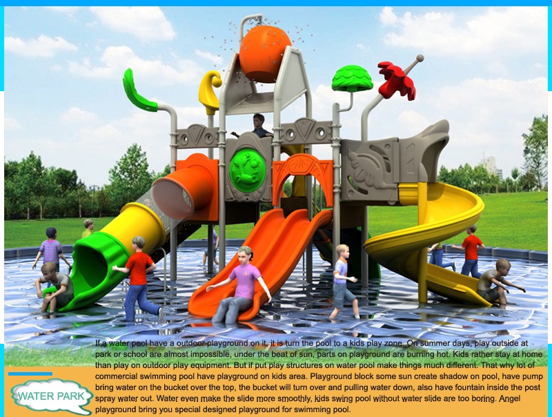 Plastic playground equipment