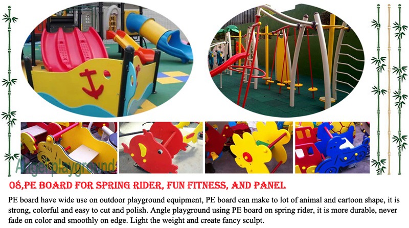 PE for outdoor play structures