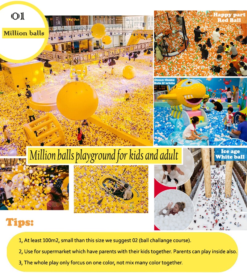 million balls of indoor playground equipment