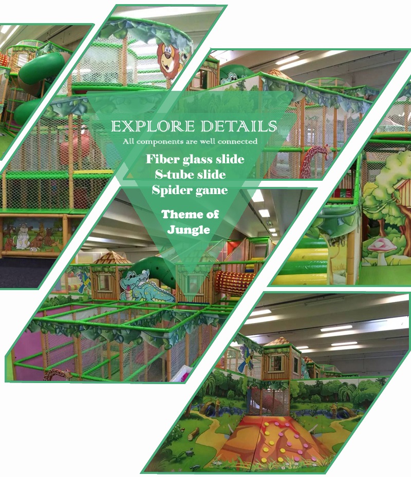 jungle themed kids playground equipment