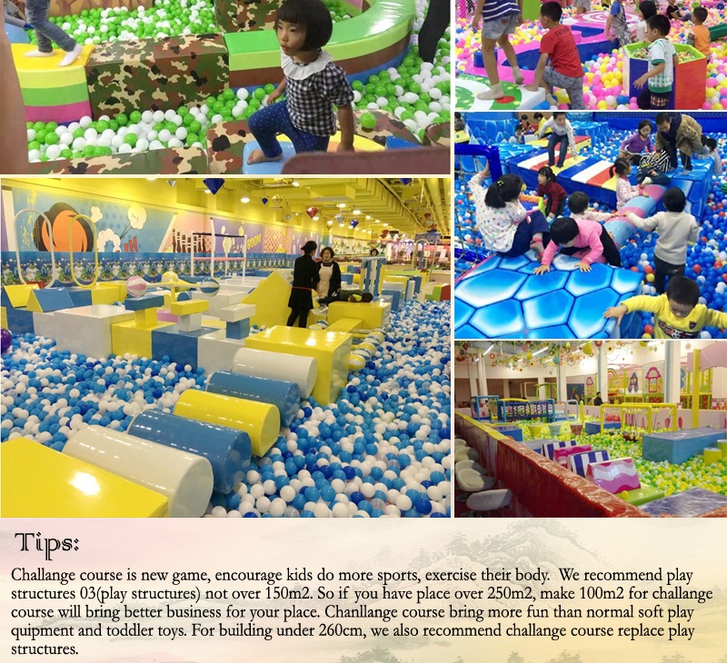 soft play equipment - challenge course