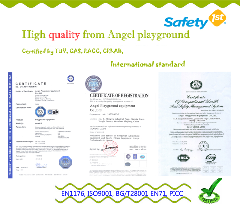 certification for soft play equipment