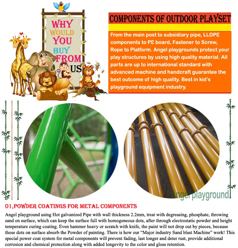 material and handcraft for playground equipment