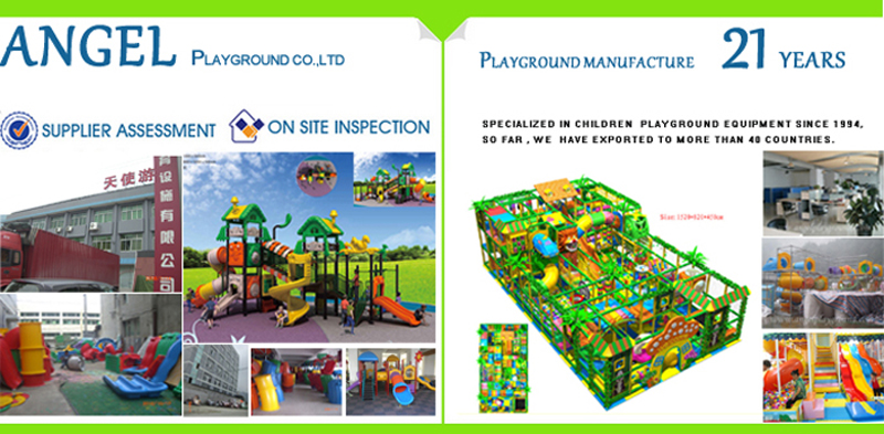 Manufactures of indoor playground - angel playground equipment 