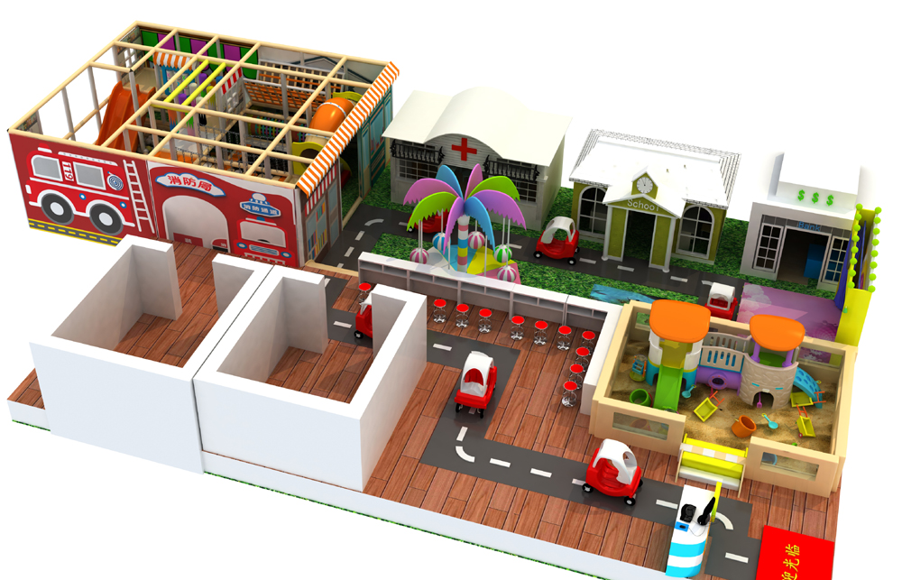 Kids Pretend City Playground Play Houses Manufacturer